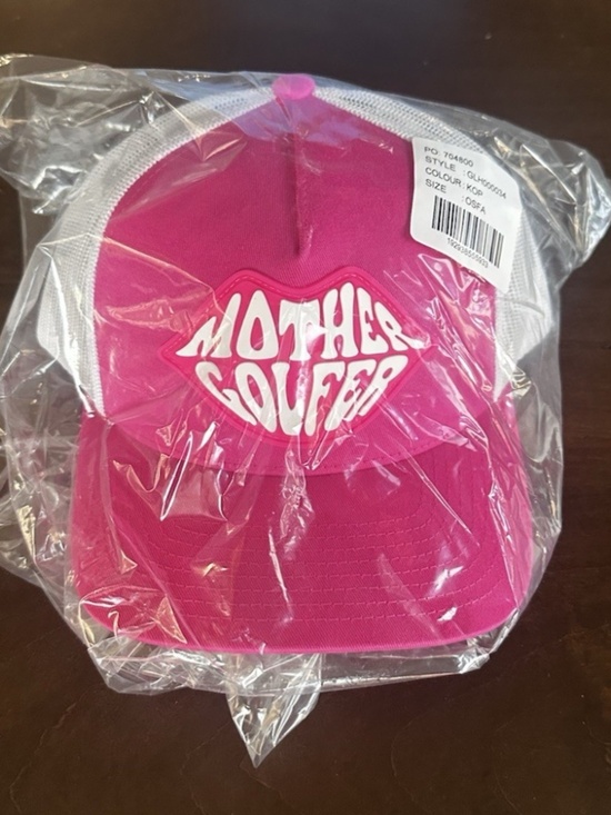 G/FORE GFORE MOTHER GOLFER PATCH TRUCKER GOLF HAT Knockout Pink NEW main image 4